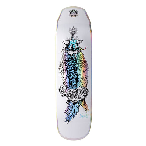 Welcome |  8.6" Nora Vasconcellos Peregrine on Wicked Princess - White/Prism Foil
