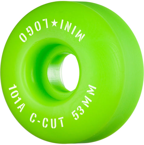 Mini Logo | 53mm/101a Round Shape - Green