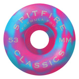 Spitfire | 53mm/99a Forumula Four - Blue/Pink Swirl Classic Shape