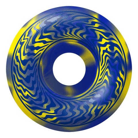 Spitfire | 54mm/99a Forumula Four - Blue/Yellow Swirl Classic Shape