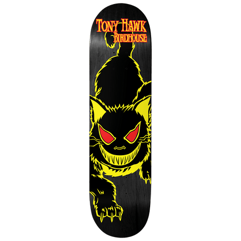 Birdhouse | 8” Evil Cat Yellow Deck