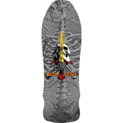 Powell Peralta | 9.75" Geegah Skull And Sword - Silver