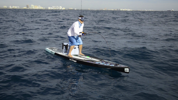 paddleboard fishing