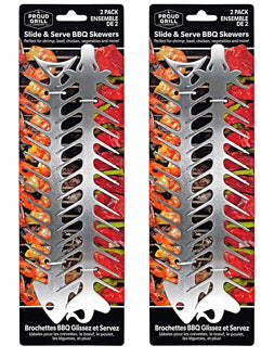 Proud Grill Slide & Serve BBQ Skewers