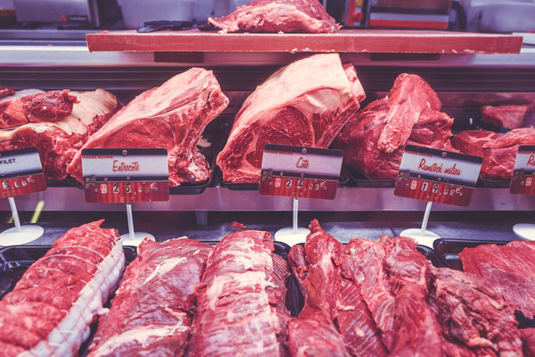 picking a steak to barbecue - steaks in butcher shop