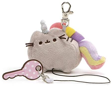 pusheen plush keychain