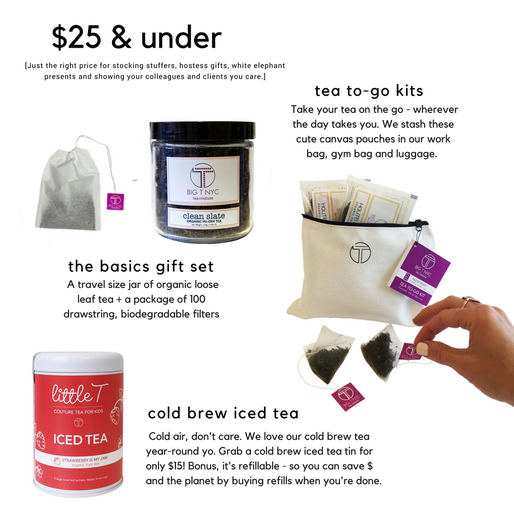 big t nyc holiday gift guide $25 and under