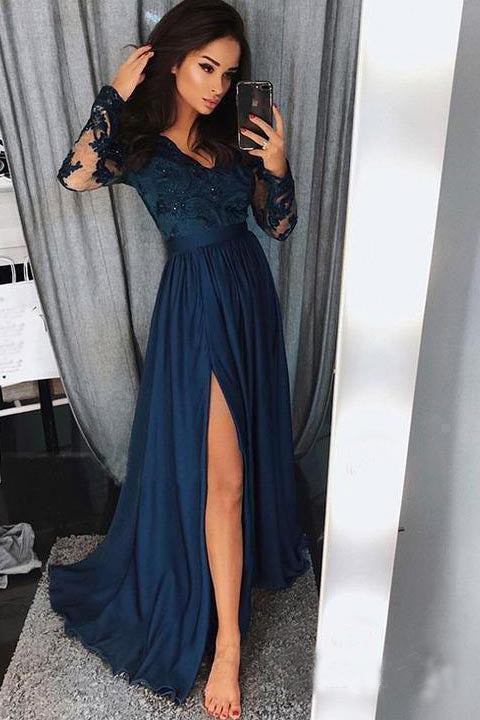 blue long dress uk