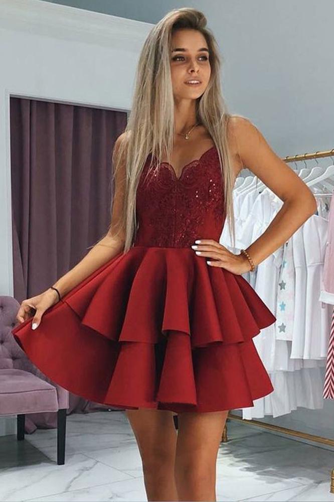 pretty short homecoming dresses