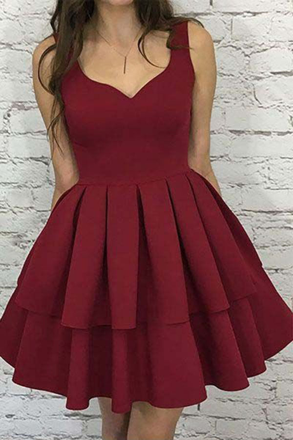 burgundy dresses uk