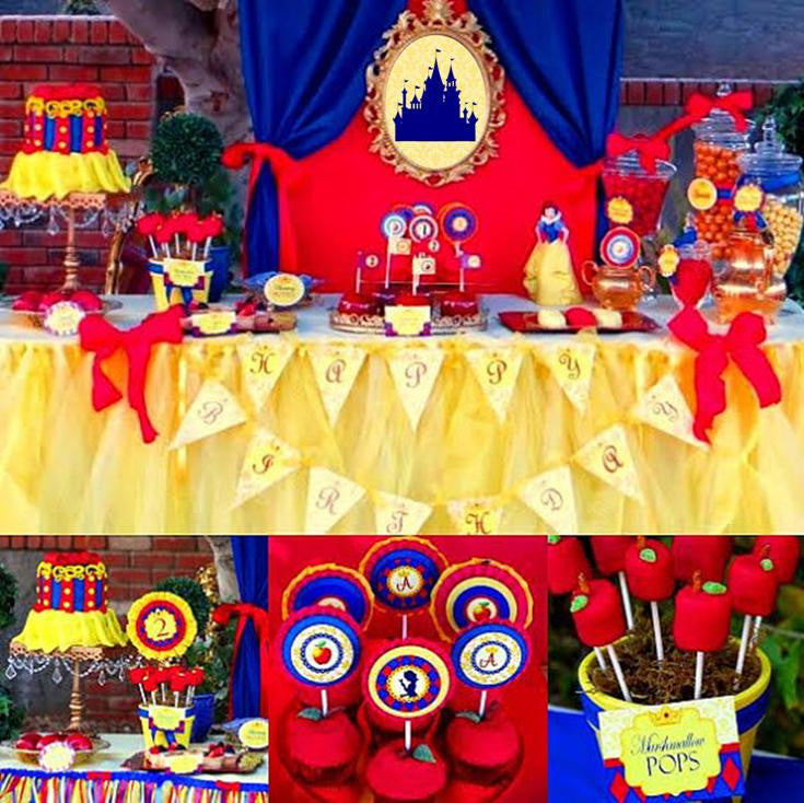 SNOW WHITE PARTY- PRINCESS PARTY- Princess Birthday Party- COMPLETE- Girl Birthday Party- Decorations- Ideas