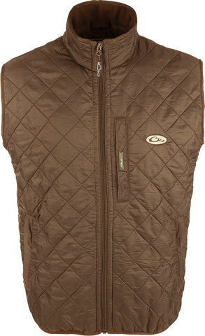 Drake Waterfowl Fleece Quilted Vest looks just as good out on the town as it does in the field. Shop Globuswinshot Clothing for the outdoor brands you know and love with same day shipping and great customer service.