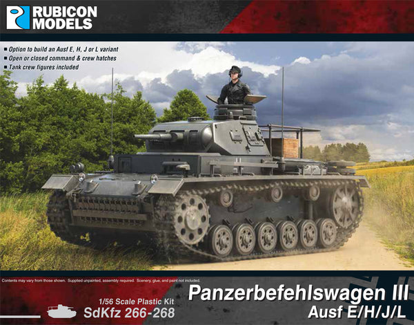 Panzerbefehiswagen Iii Ausf E H J L Rubicon Models Usa