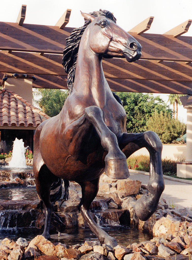 Spirit bronze horse statue rancho mirage ca.