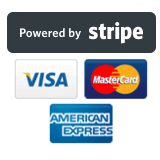 Payment via Stripe logos