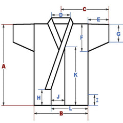Detailed measurements for Iaidogi Okumi Cut