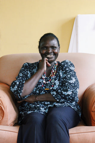 maggie posing for a photo at amani kenya