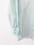 Vince - Pencil Stripe Pullover Tunic, Malachite/White - Therapy & EG Page