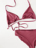 Emerson Grace - Seamless Triangle Bikini Top Rose-Rose - Therapy & EG Page