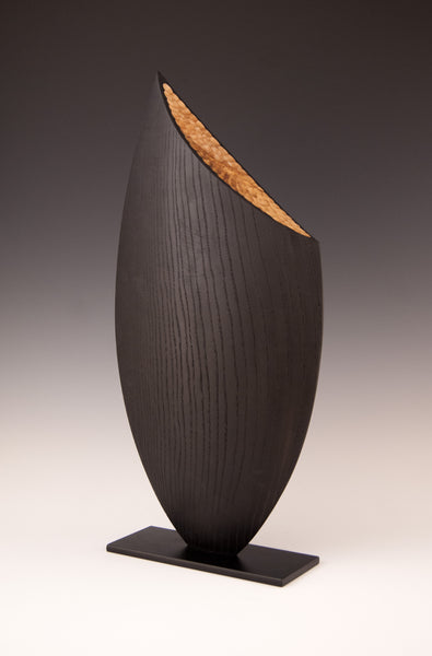 Wood Sculpture: Black & Natural Almond – Avanzato Home