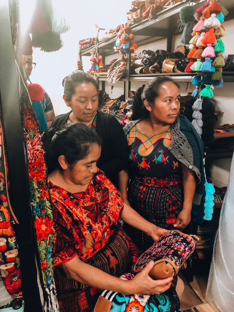 guatemalan goods, artisan leather, handmade products, socially conscious shopping, support guatemalan artisans, repurposed textiles