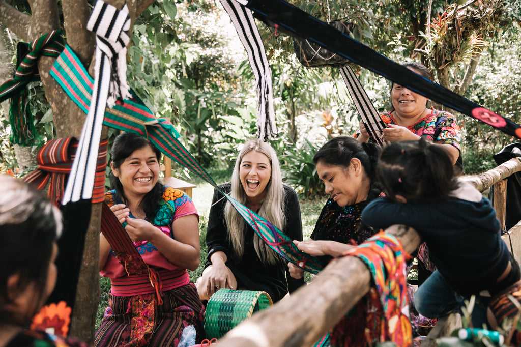 immersion in guatemalan tradition, womens weaving groups, rural artisans, working in rural guatemala, back strap weaving, authentic cultural tours