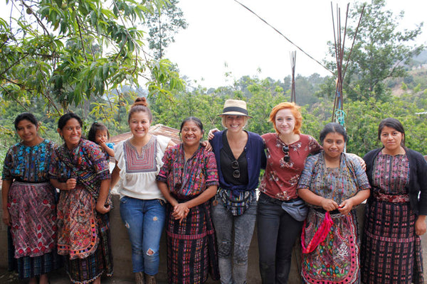 hiptipico blog, artisan visit, visit guatemala, travel guatemala, travel blog, mayan dress, mayan girl, traje tipico, weaving cooperative