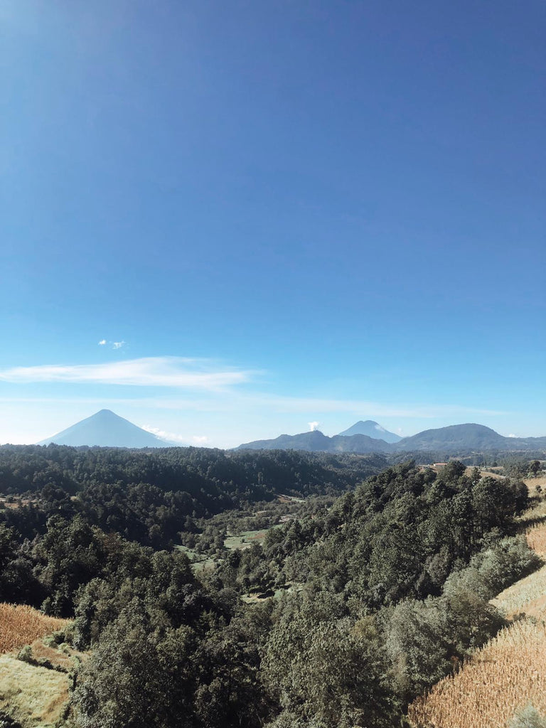 view in rural guatemala, cultural immersion, ethical traveling guatemala, volcano views guatemala, panajachel guatemala traveler 