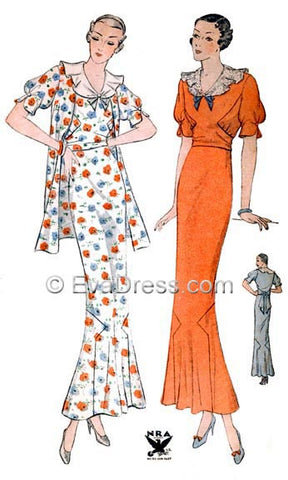 1934 Tea Dress & Sleeveless Jacket