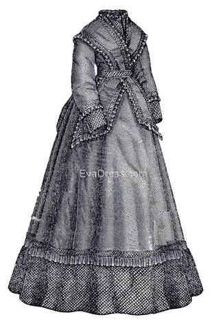 1869 Costume with Fichu