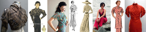 Examples made from 1930's EvaDress Patterns