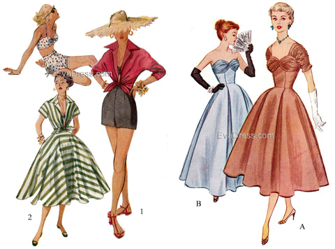 New 1950's Multi-size patterns!