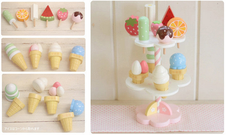 magnetic ice cream set