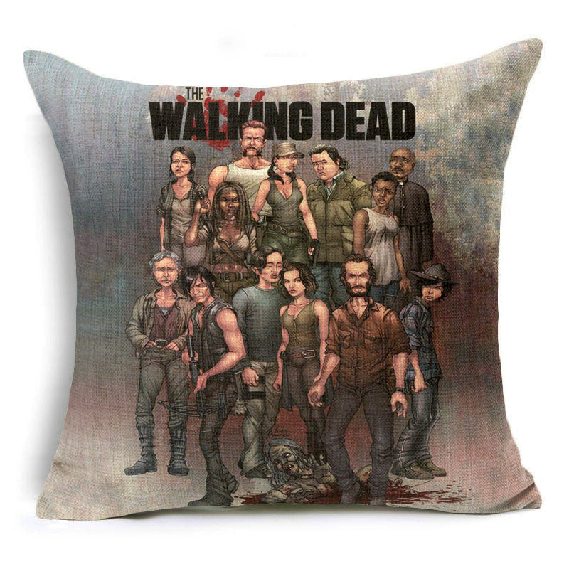 Fashion Decorative The Walking Dead Cushion Covers For Sofa Seat