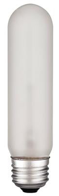 60 Watt T10 Incandescent Vibration Resistant Light Bulb, 2700K Frost E26 (Medium) Base, 120 Volt, Card