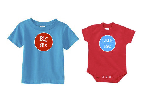 big sister shirt little brother onesie