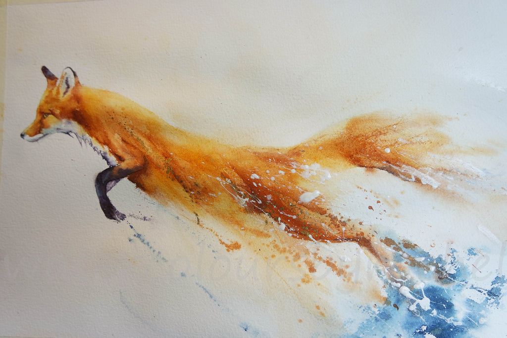 winged fox drawings