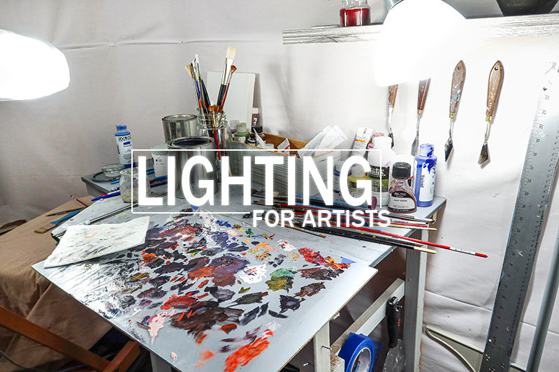 tankevækkende Land krøllet Lighting Your Art Studio - Which Lights to Use for Painting and Drawing