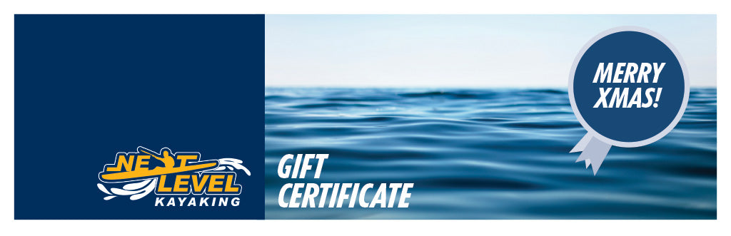 Next Level Kayaking Gift Voucher Graphic