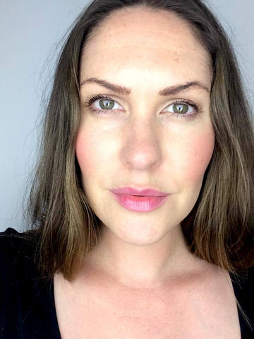 vegan lipstick post scrub