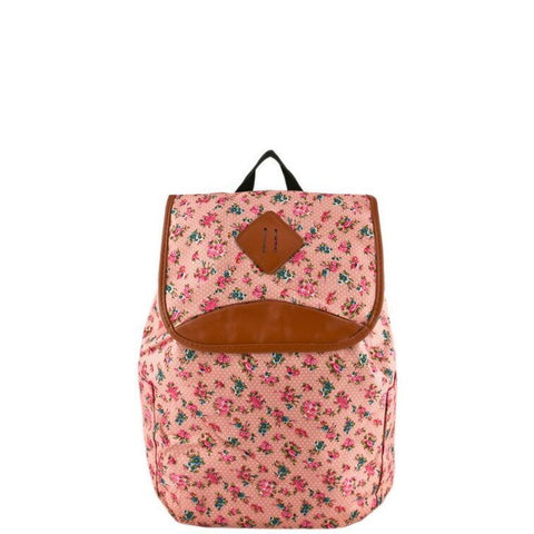 Pink Floral Backpack