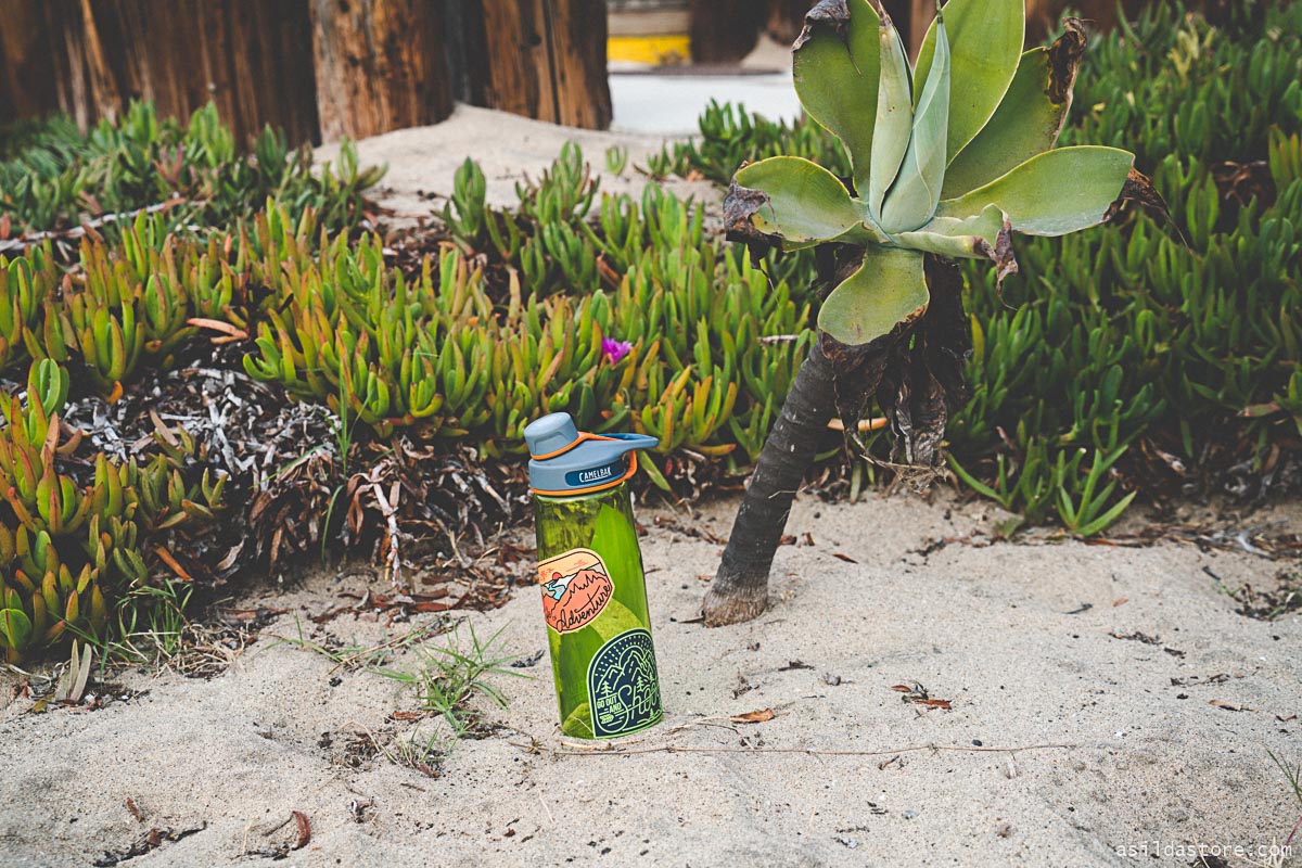 Camelbak bottle with stickers