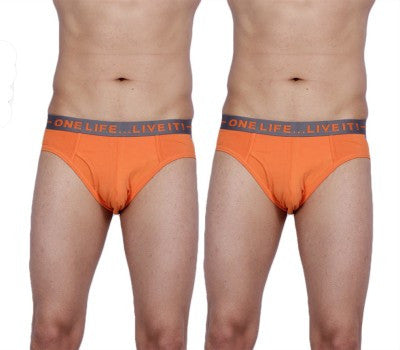 OLLI BOLD BRIEF ORANGE 2 Pc Pack