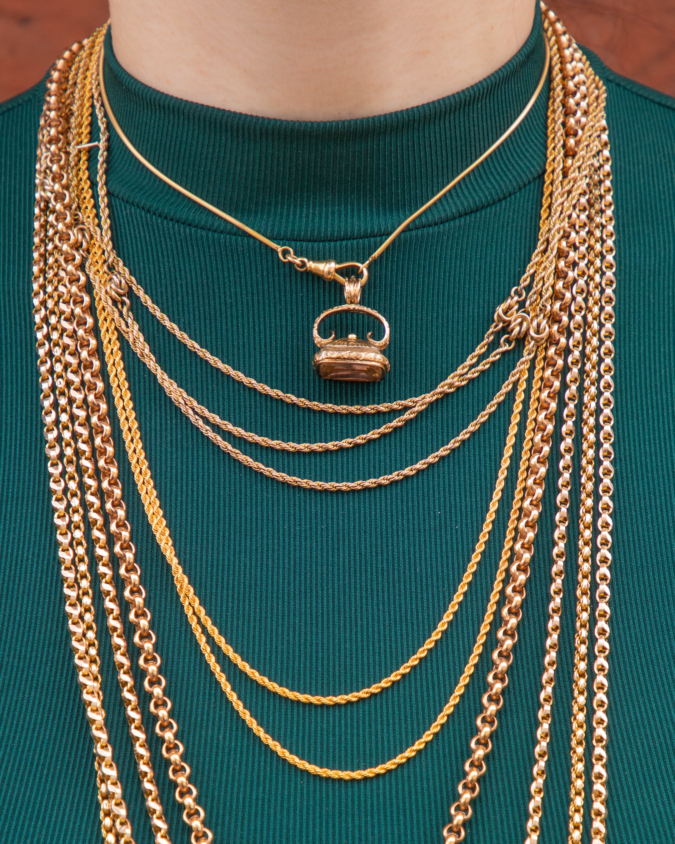 Antique Gold necklaces