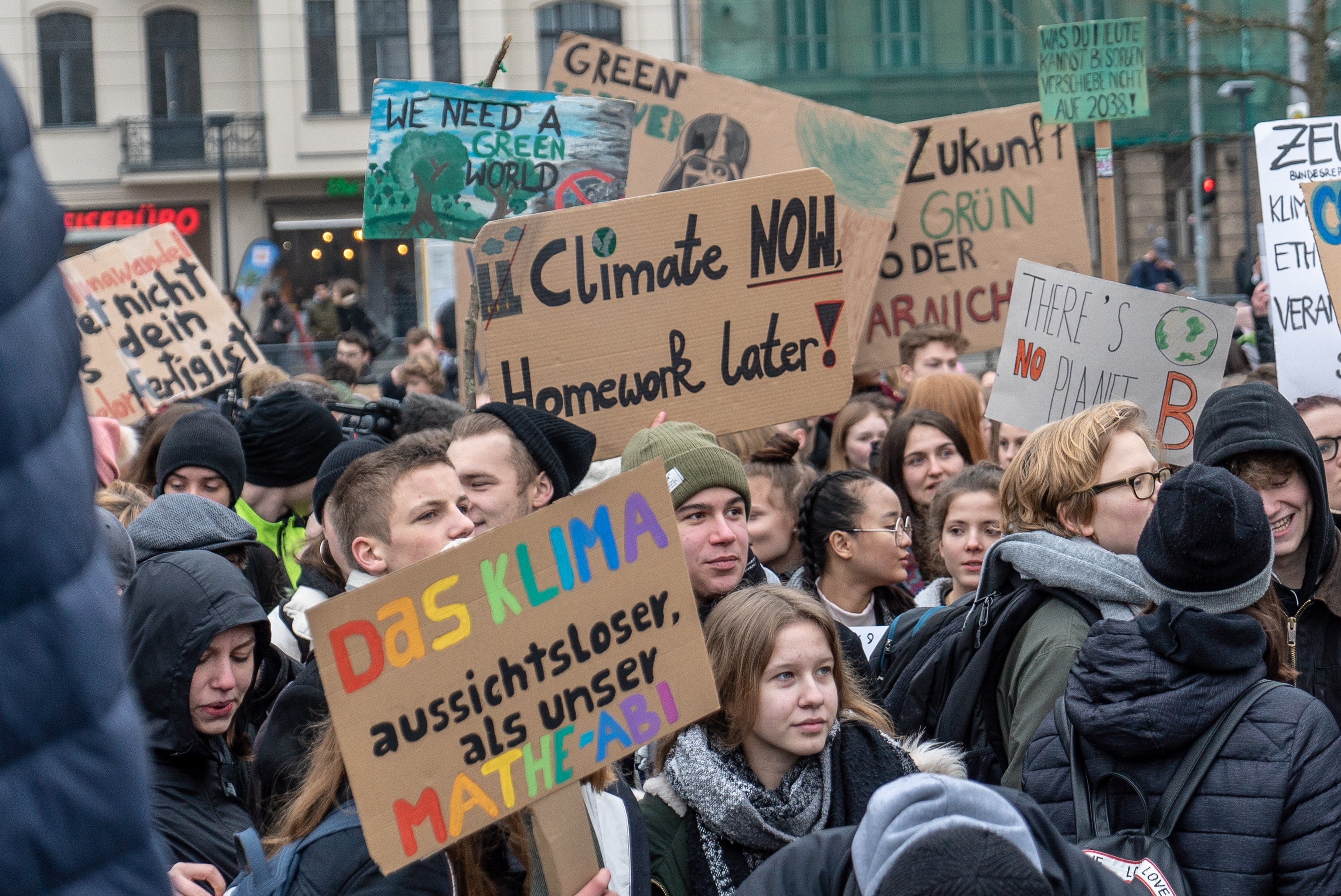 A protest for climate change