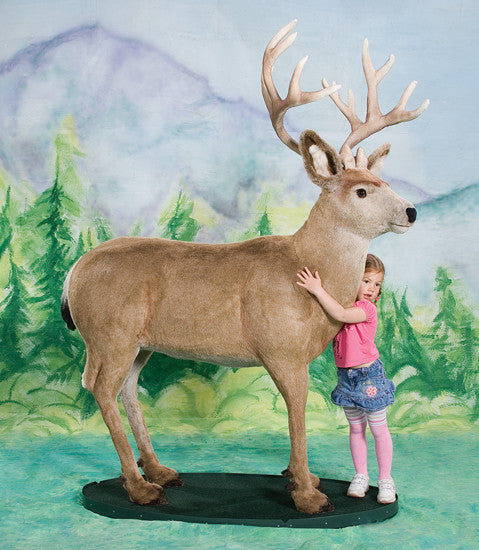 giant deer plush