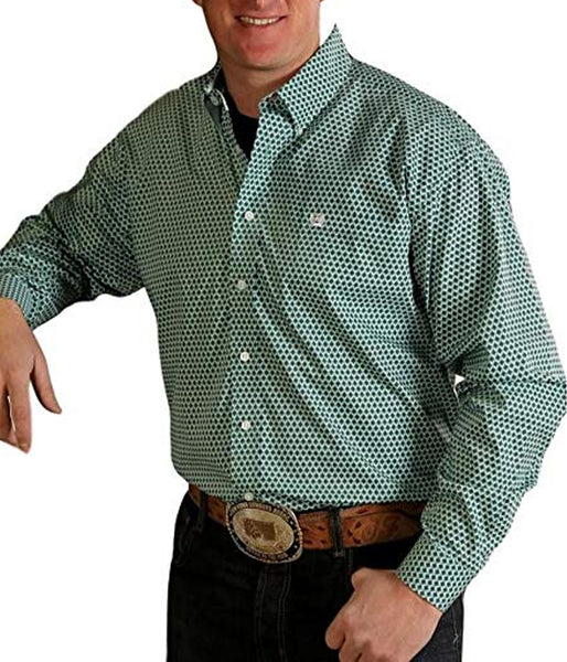 cinch teal shirt