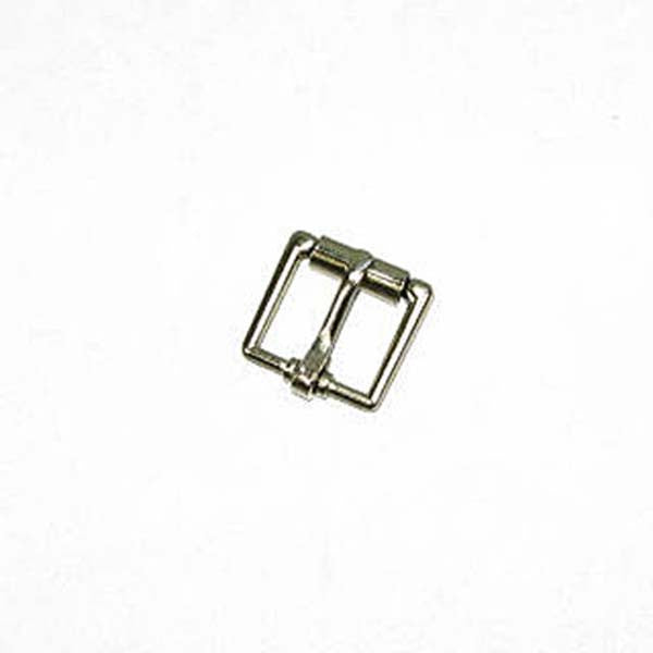 3/4" roller buckle nickel plated