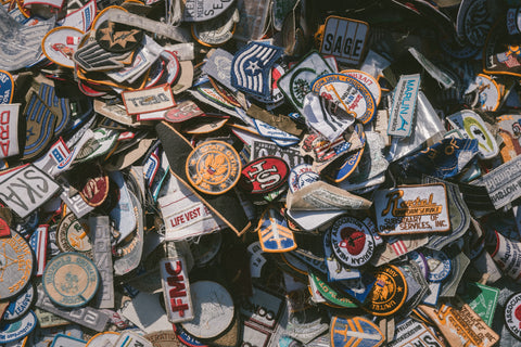 Custom Patches, heat sealed patches, iron on patches, Hook and Loop Patches. Credit: https://unsplash.com/photos/ZBadHaTUkP0