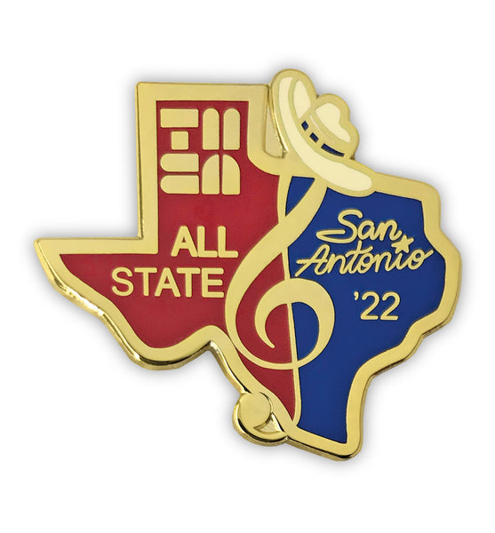 Texas Music Educators Association (TMEA) AllState Pins